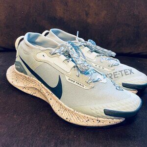 NIKE Women Pegasus Trail 3 Gore-Tex Seafoam Navy Hiking Shoes DC8794-003 8 US